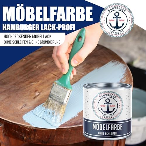 Hamburger Lack-Profi Möbelfarbe Holz und Metall - Innenausstattung & Außenausbau (1 L)  
Hamburger Lack-Profi Möbelfarbe
